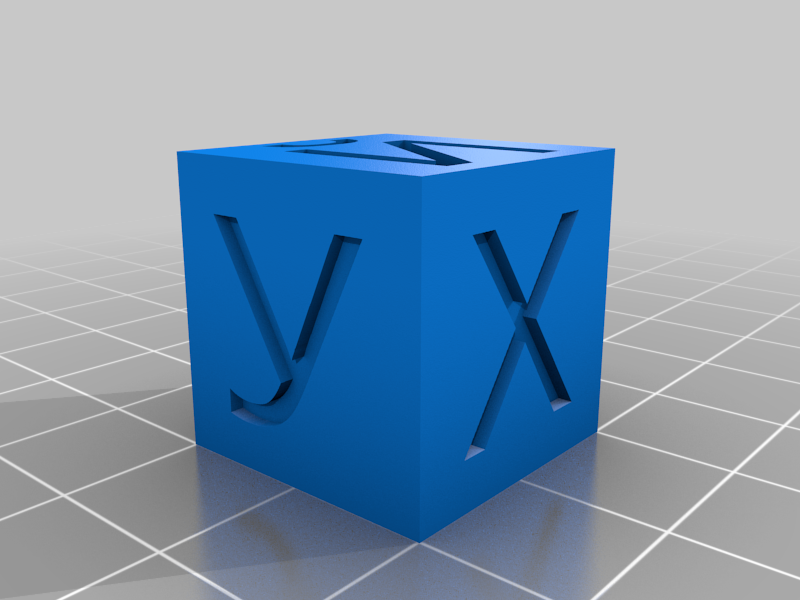 20mm Callibration Cube (Russian Edition)