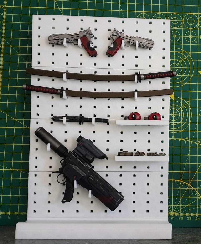 1:6 Scale modular weapon rack for Hot Toys etc