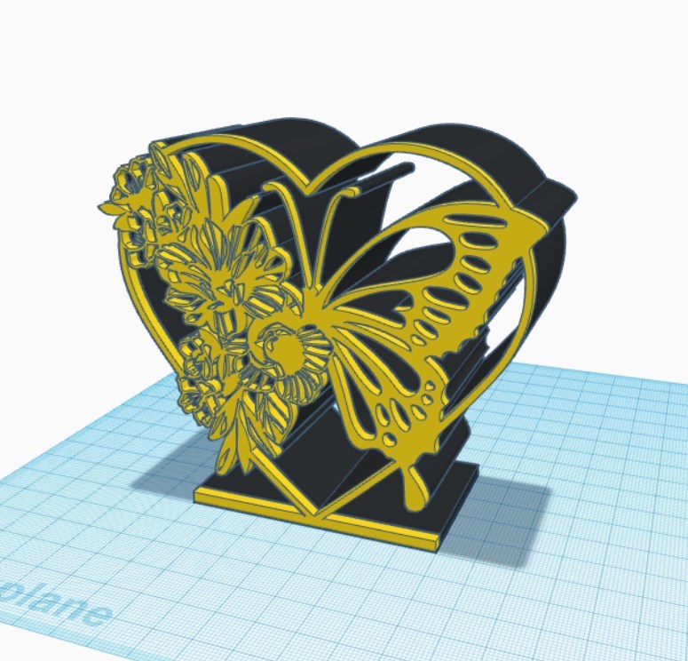 Desktop Object (Butterfly Heart)