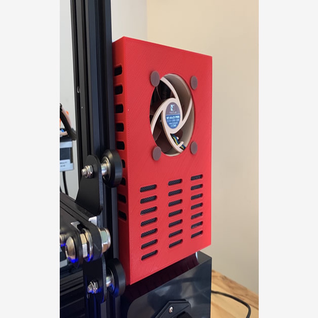 Ender 3 Pro Meanwell PSU Cover for Noctua 60mm fan