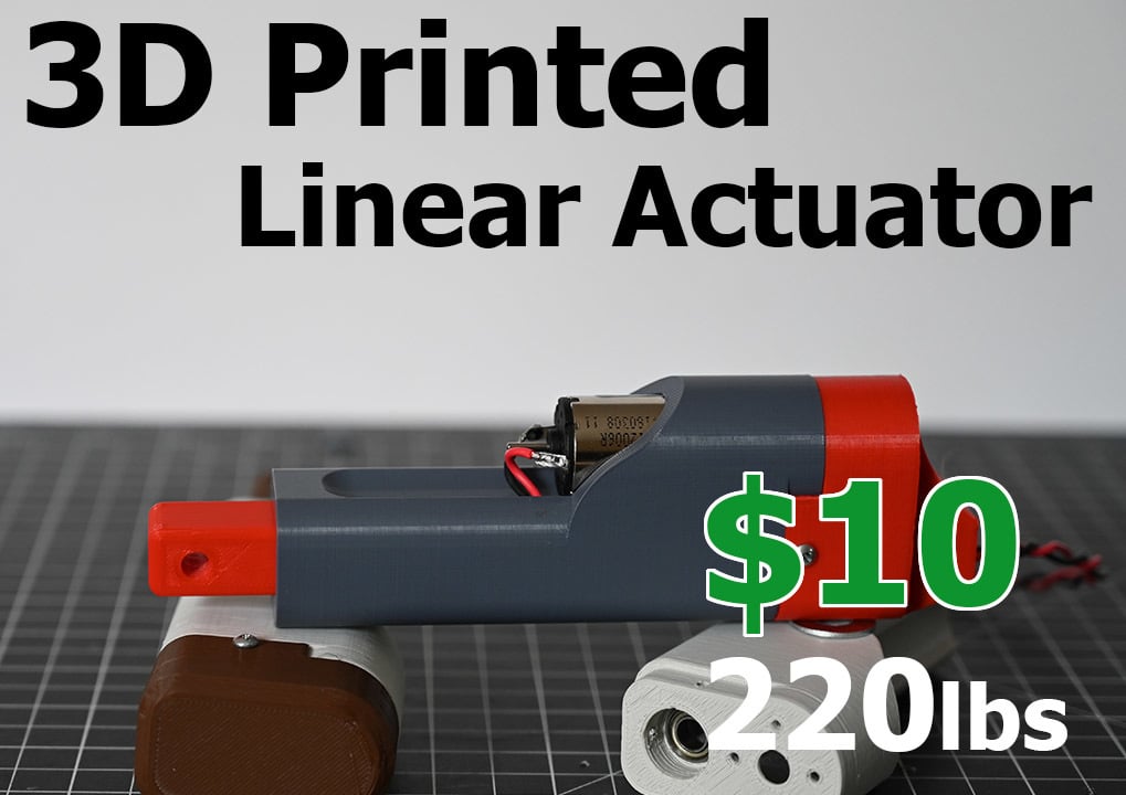 3D Printed Linear Actuator