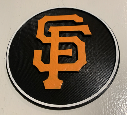 SF Giants Logo 3D