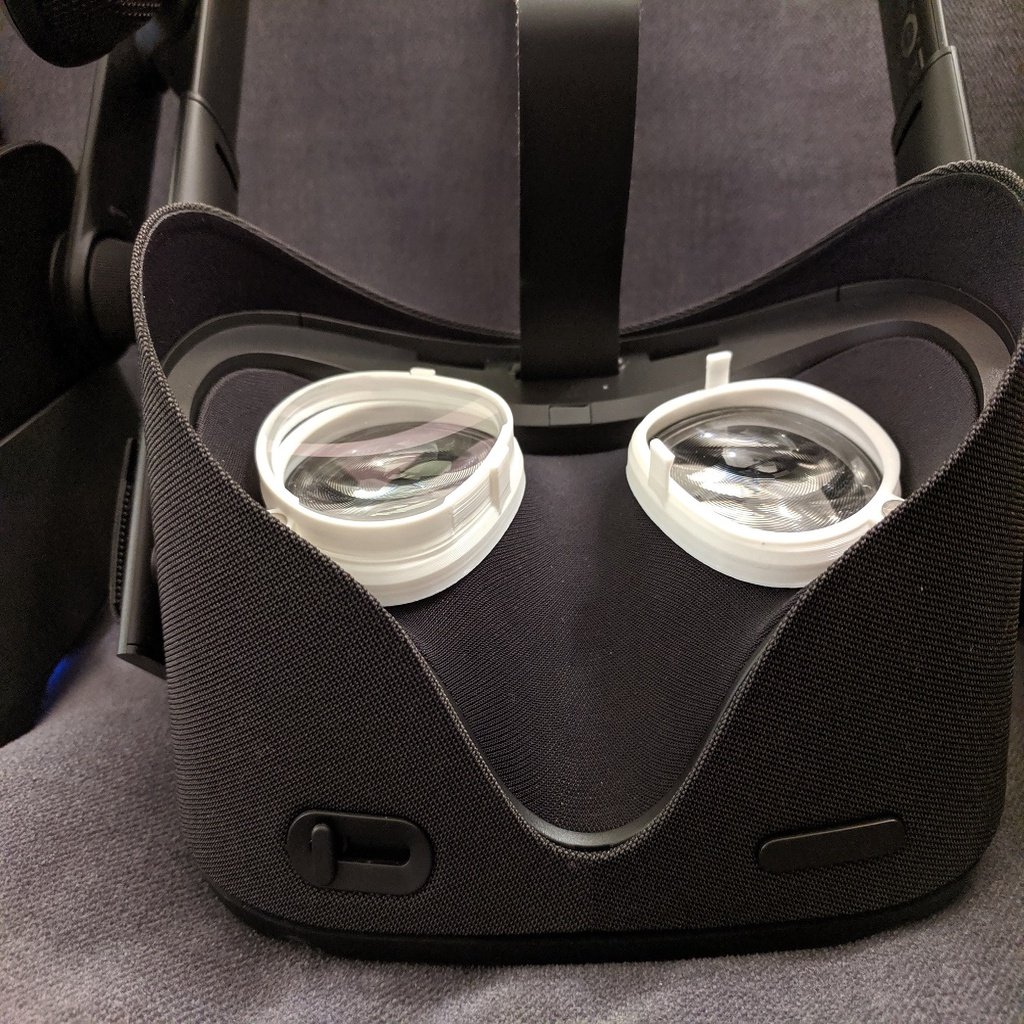 Valve Index and Oculus Quest Magnetic Lens Adapters for VR Labs Rift Prescription Lenses