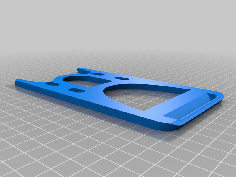 Lower mounting plate template.