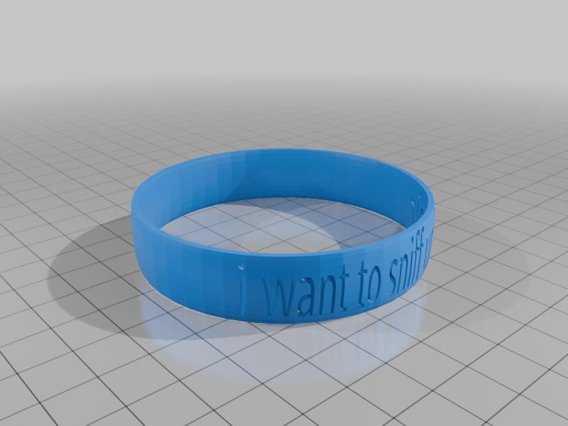 i want to sniff ur hair Cutout Bracelet