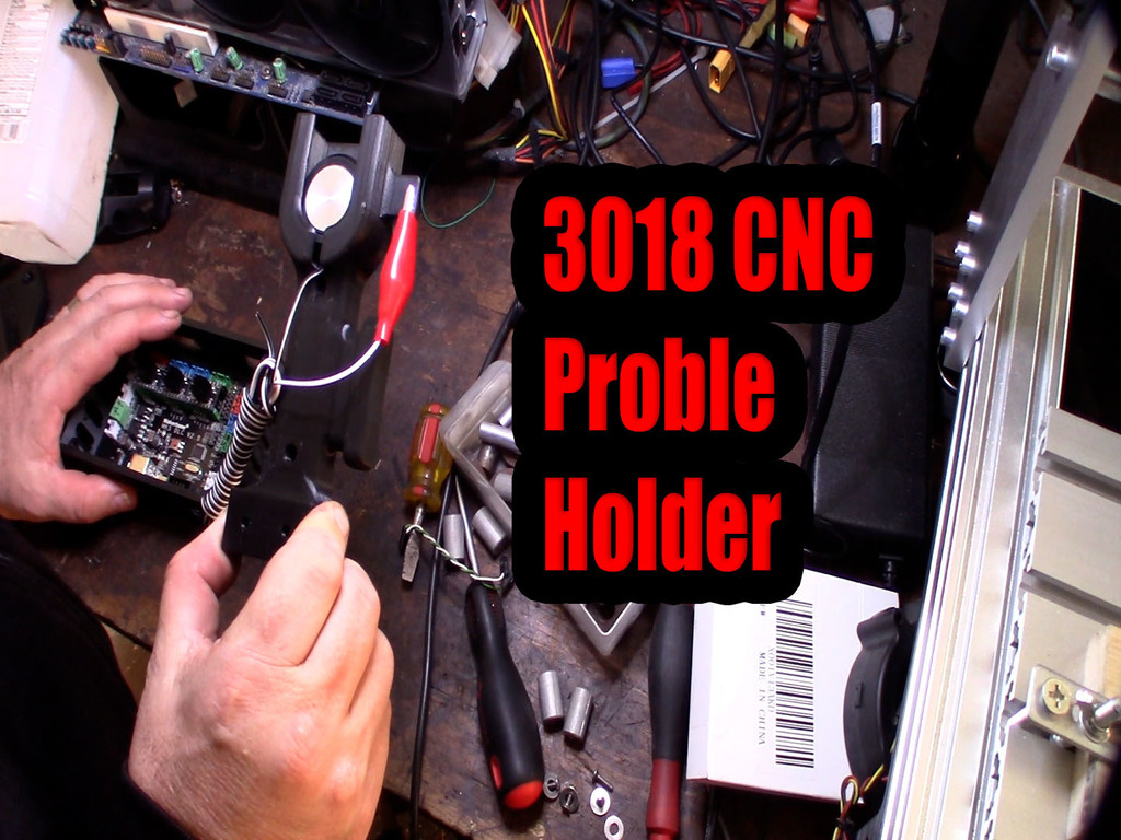 3018 CNC probe holder storage
