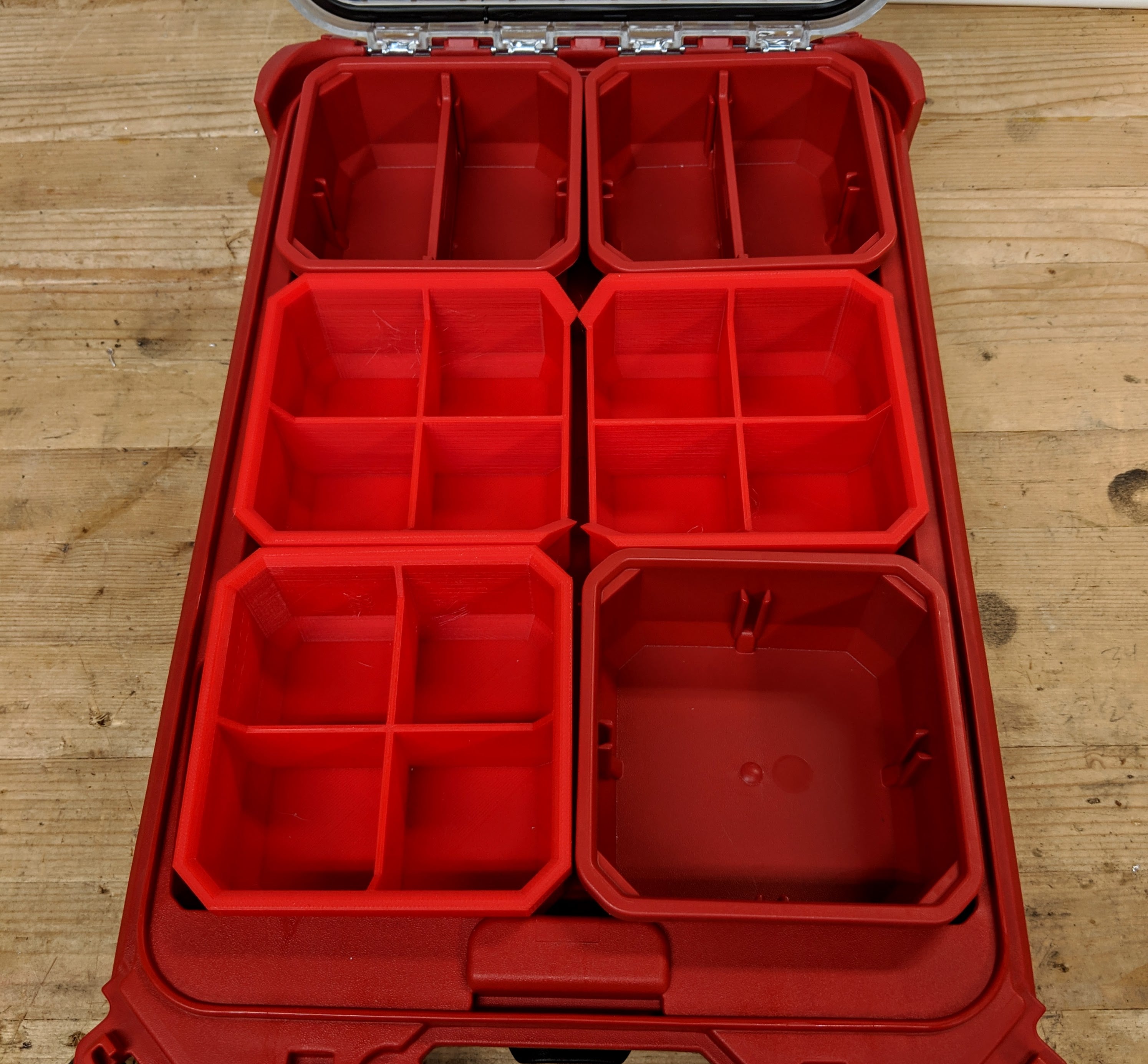 Milwaukee Packout Low Profile Organizer Bins