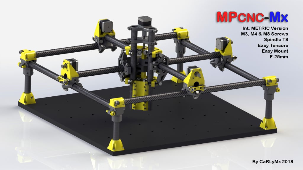 MPCNC-Mx - Metric Version & F25mm [by CaRLyMx]