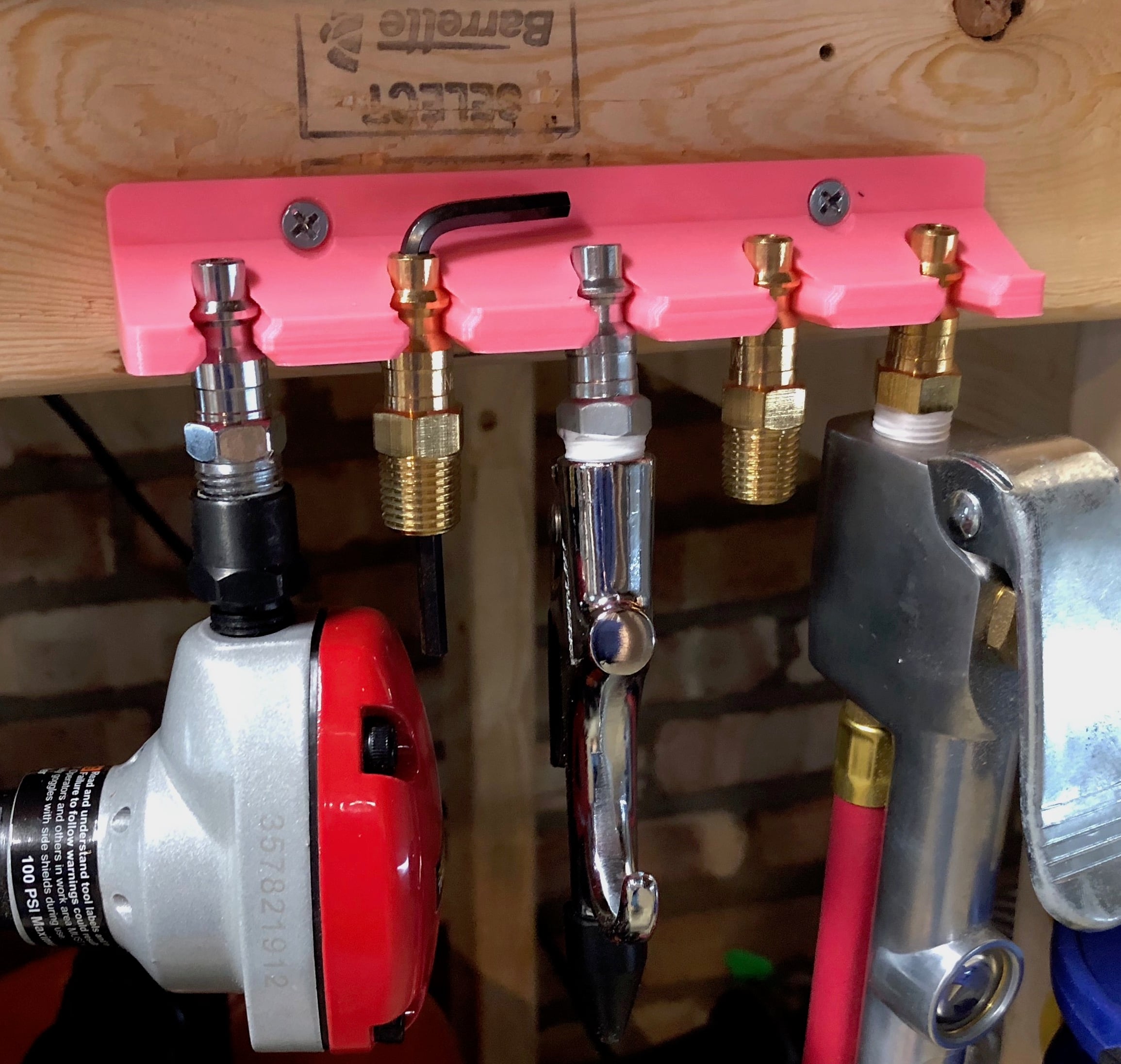 Five Slot Air Tool Holder
