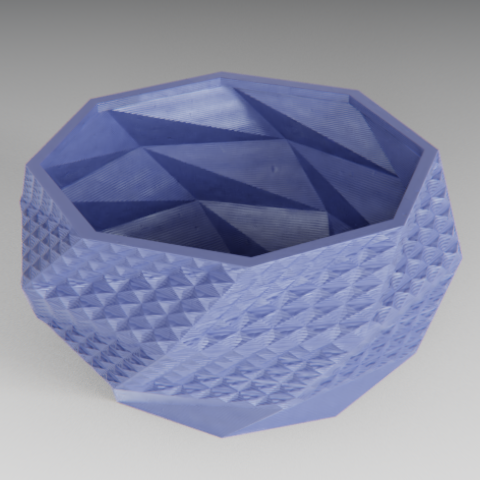 Low poly planter