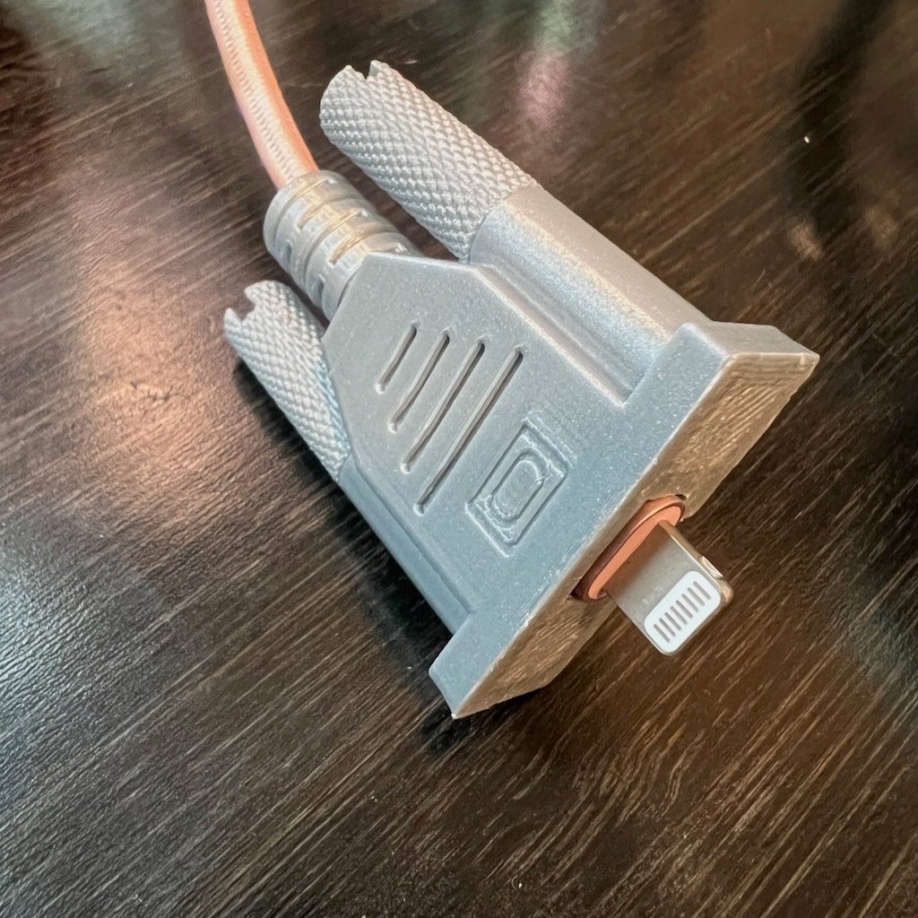 Fake VGA Charge Cable