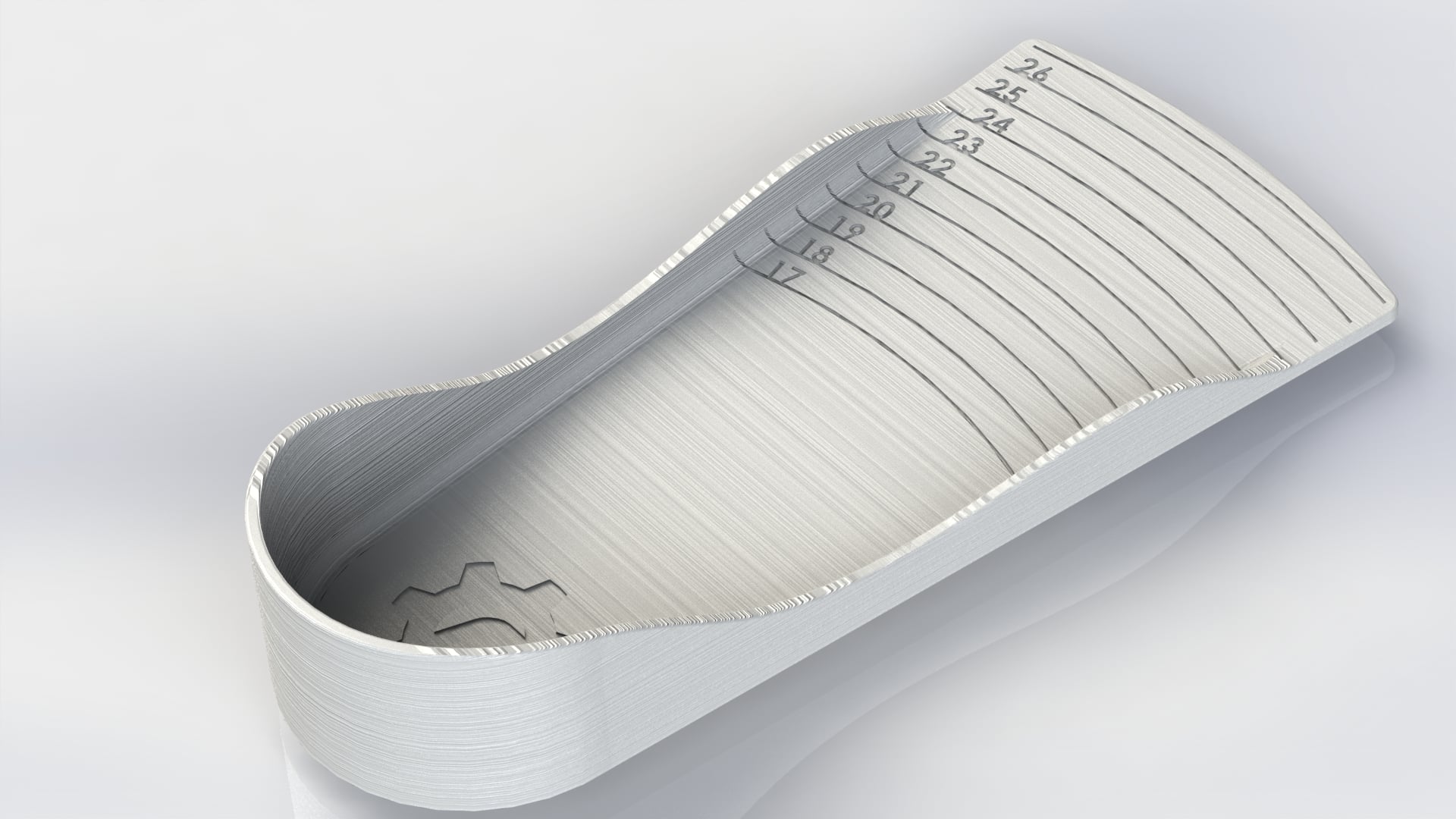 Baby foot measure gauge