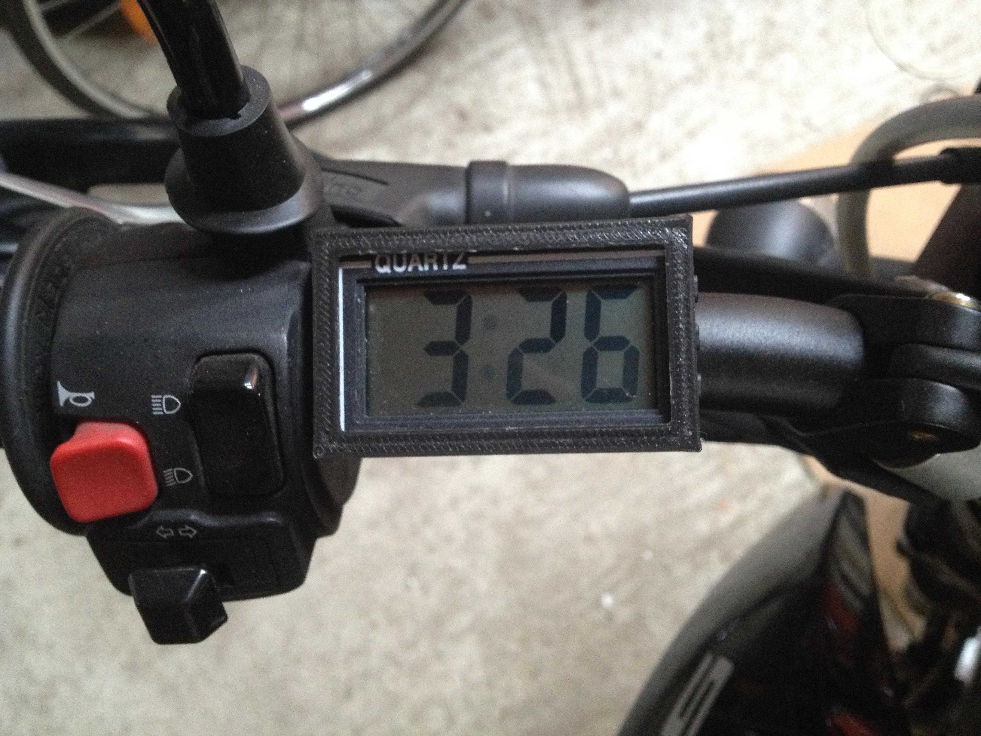 Handlebar Clock Holder 22mm