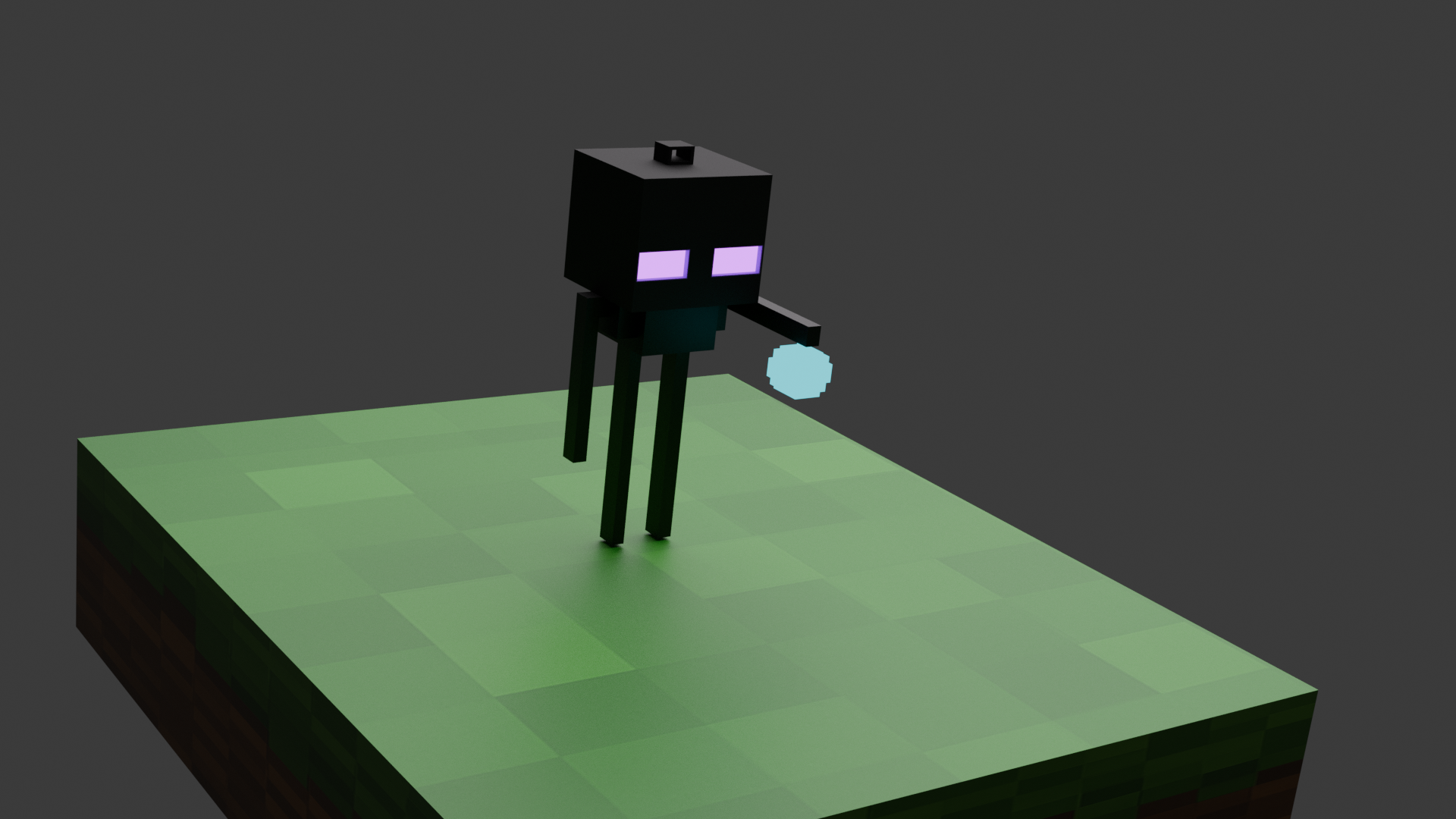 Enderman keychain
