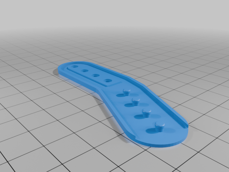 Snapback hat extender (with slight bend)