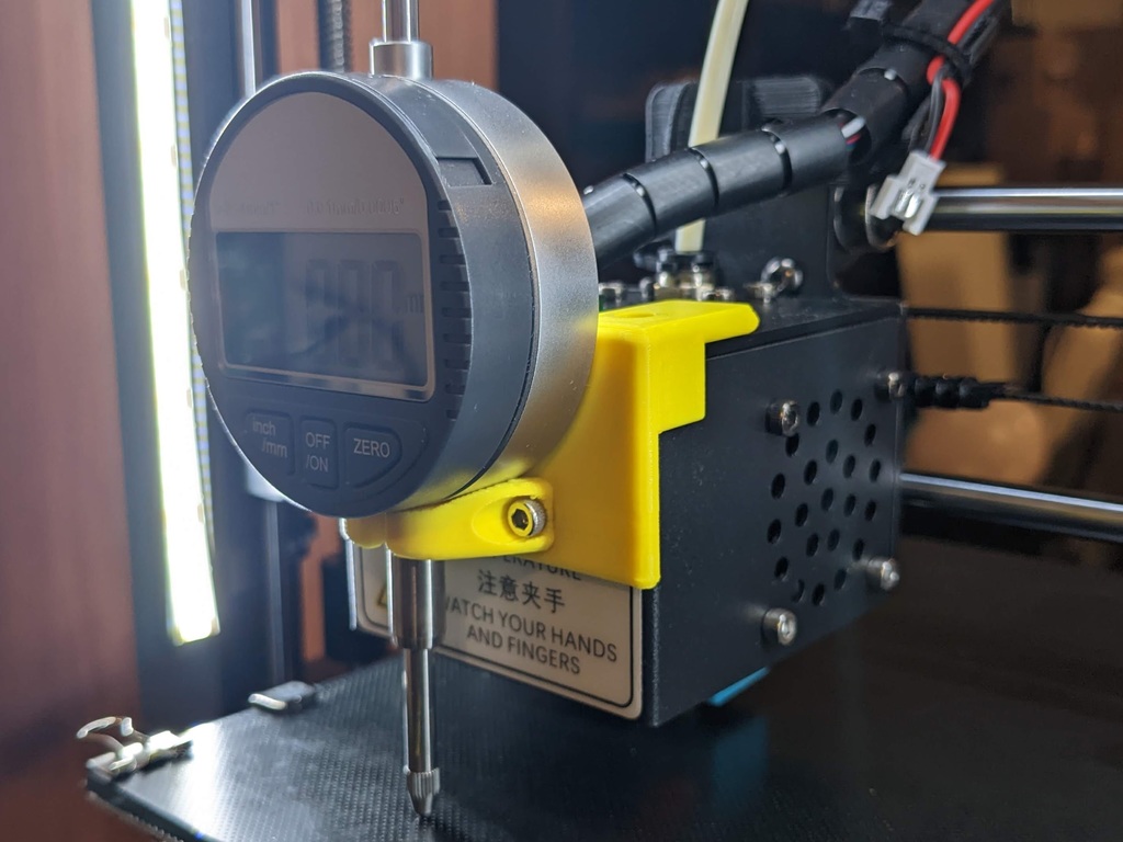 Magnetic Dial Indicator Mount for Anycubic Mega