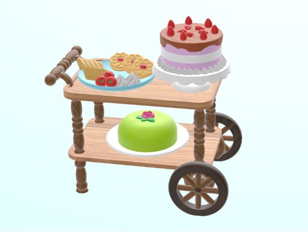 FICHIER pour imprimante 3D : cuisine - Page 3 Featured_preview_Tea_cart2