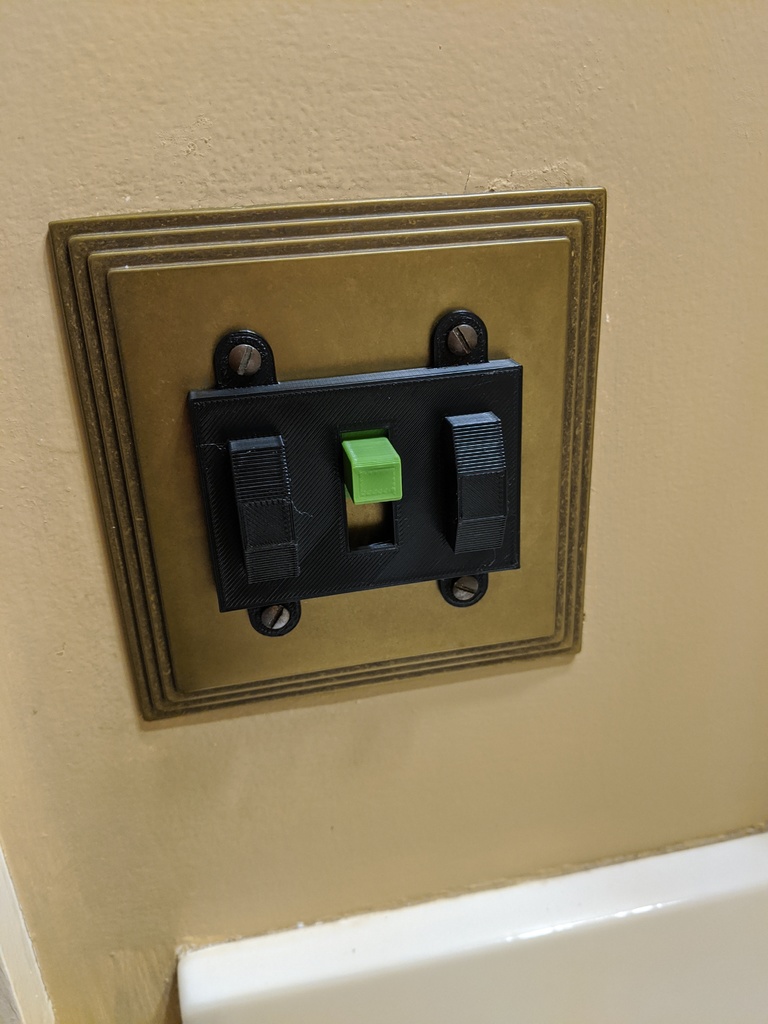 Two light switches operated at once