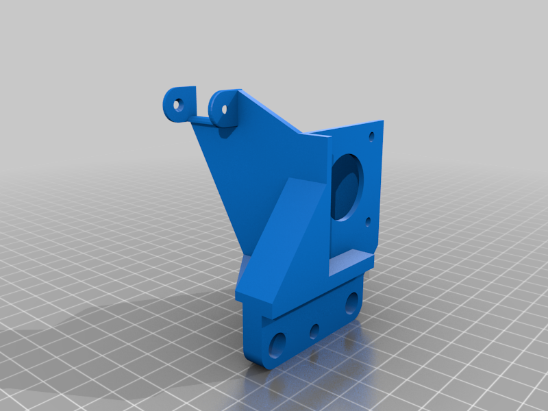Dual Gear Direct Drive Extruder Mount with Cable Chain Attachment for Ender 5 Plus