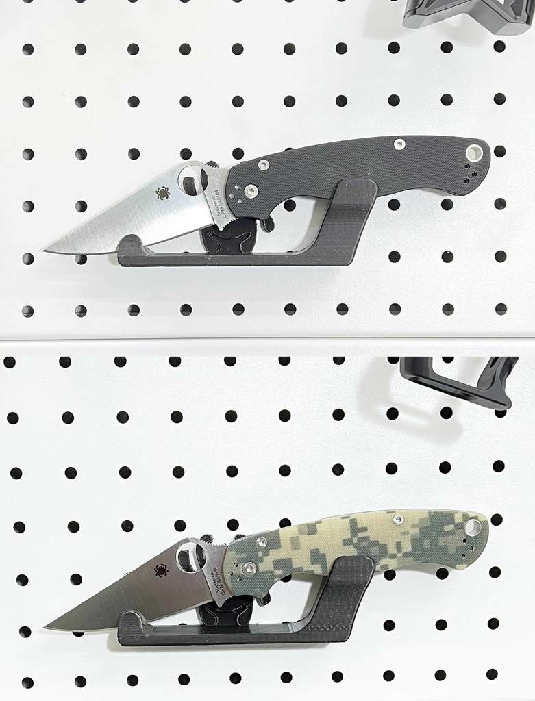 Spyderco Paramilitary 2 Holder for Pegboard