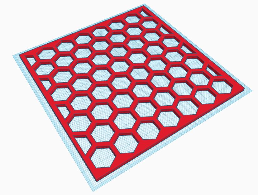 Hexagon Paint Pattern Template