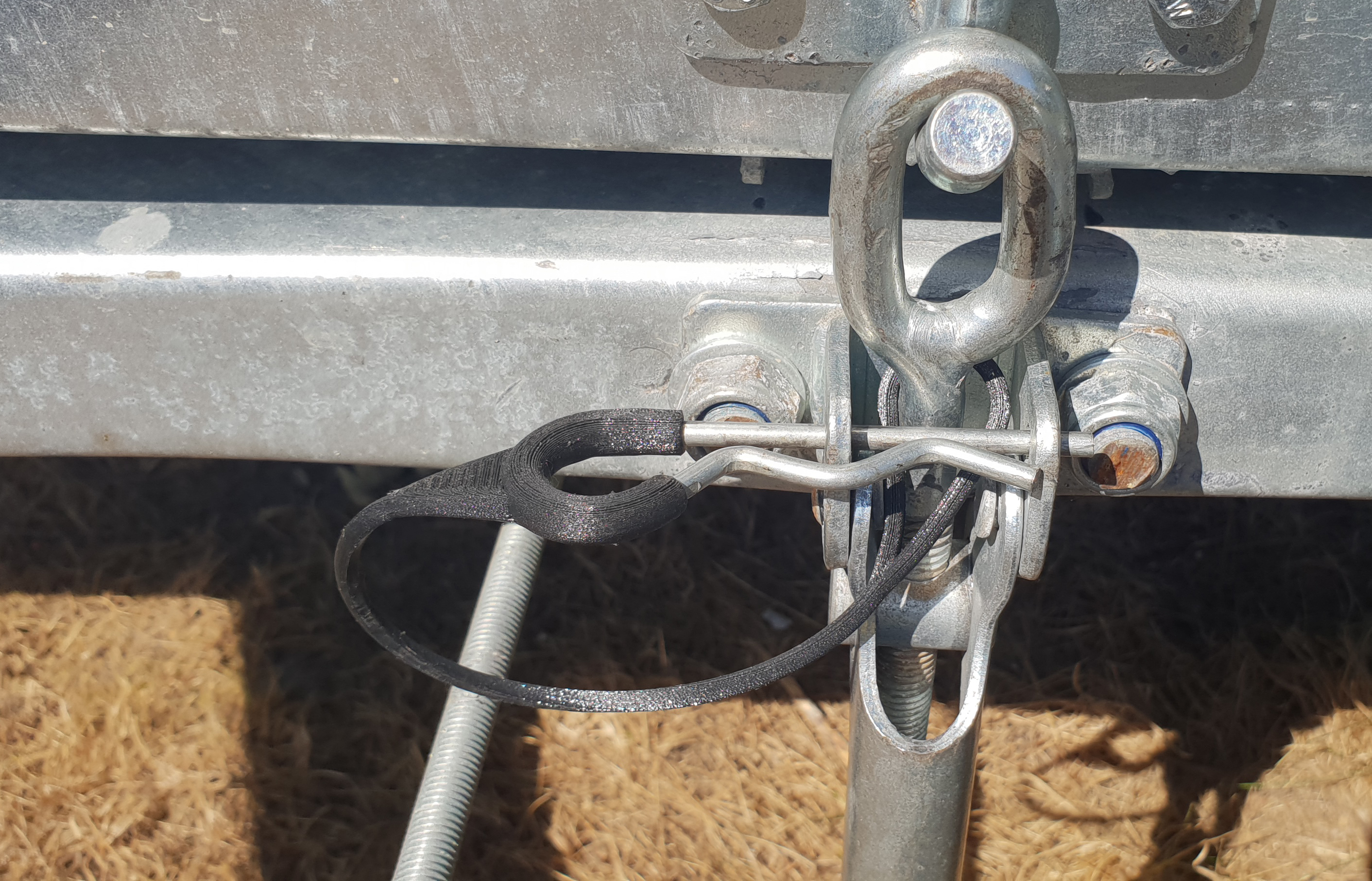 Hairpin cotter pin rubber safety wire / Lanyard.