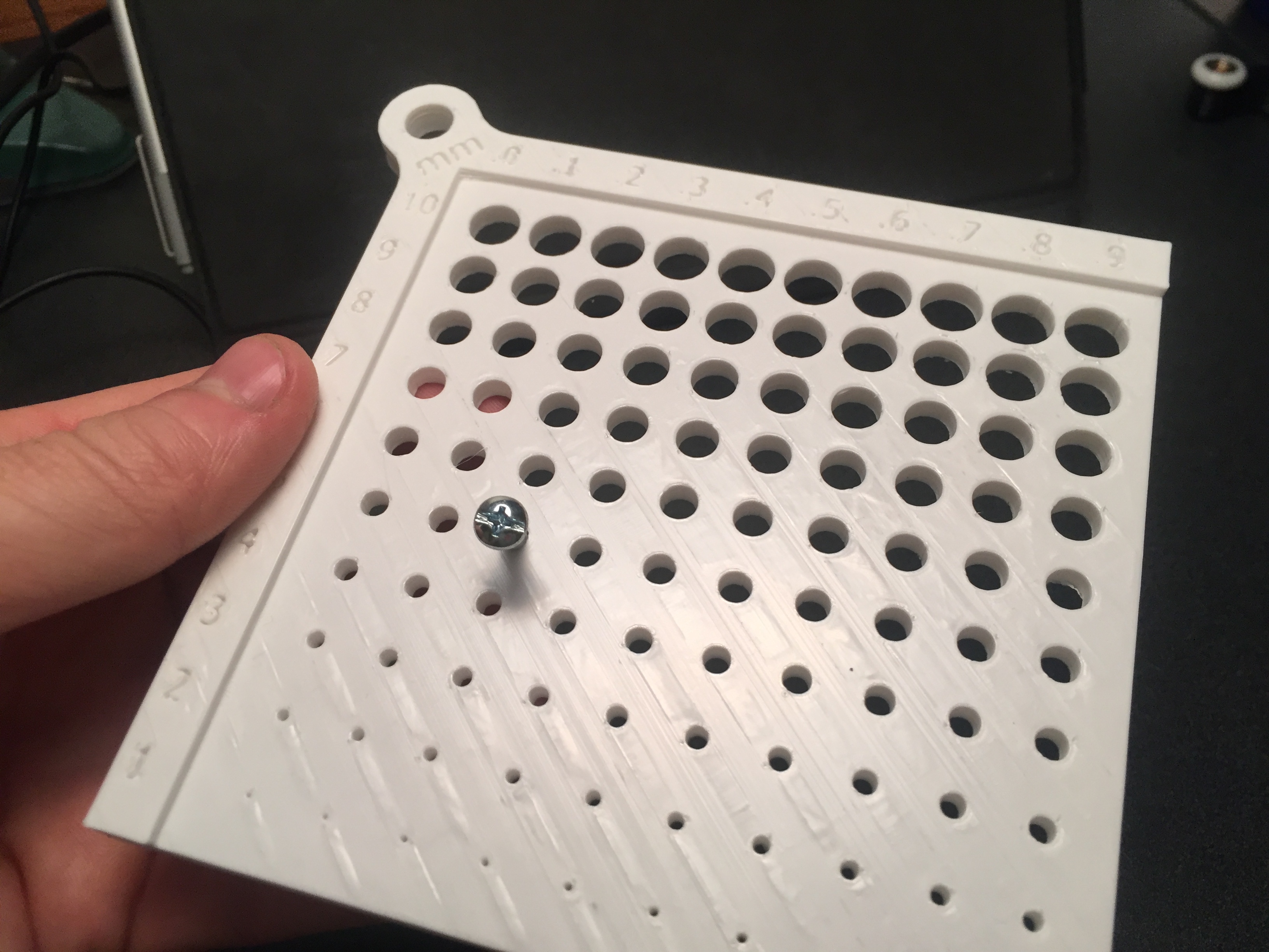 Printer Hole Test