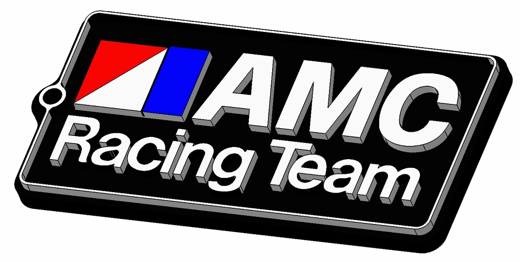 AMC Racing Keychain
