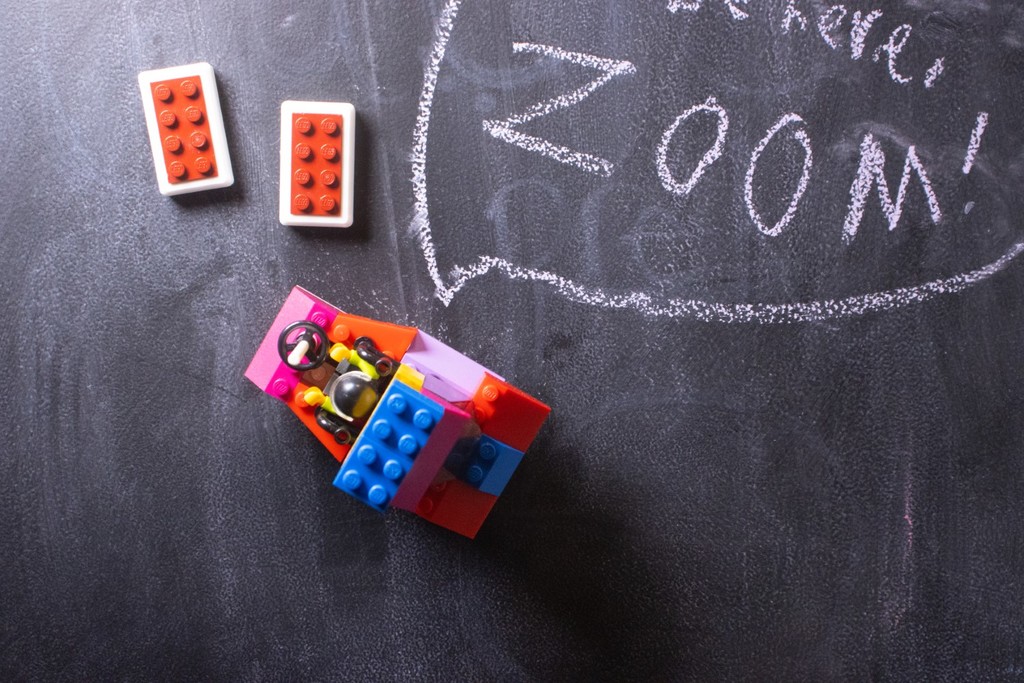 Lego 2x4 Magnet Mount (for the Holey Desk)