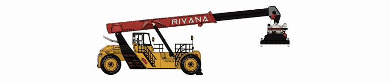 Miniatura 27 do modelo 3D Yellow Reach Stacker (Basic)