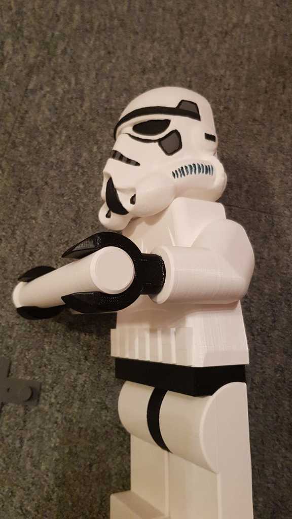 Stormtrooper Lego Toilet Paper Holder - full and reworked