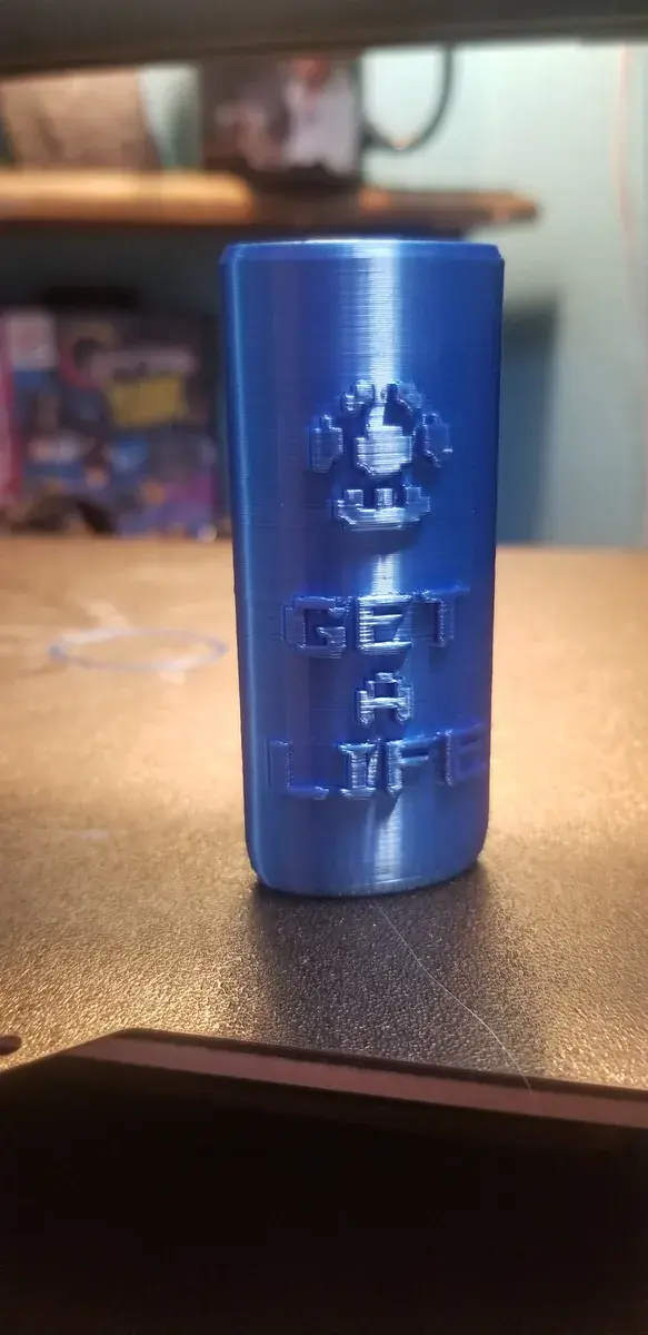 Bic lighter case "get a life" 1up mushroom