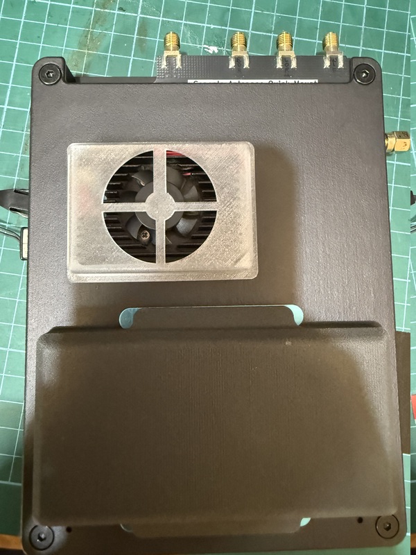 uConsole Backplate for CM5, HackerGadget board