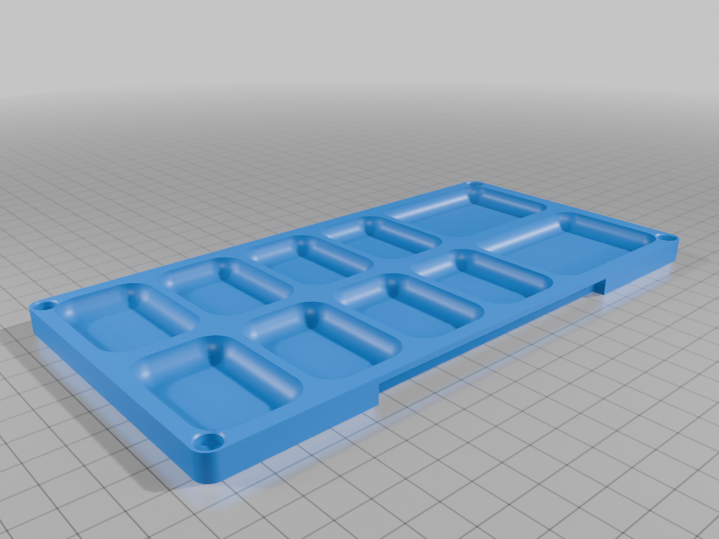 Stackable screw/parts tray with lid