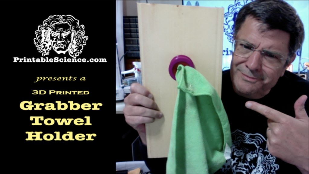 3D Printed Towel Grabber Holder
