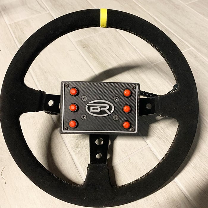 Oval Button Box Sim Racing