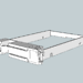 Caddy for HP 624572-001 Drive Tray for ProLiant MicroServer Gen7 Server 3D model