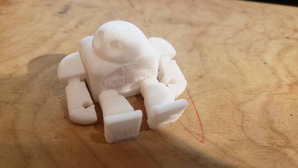 HLModTech Get Crackin Print in Place Robot