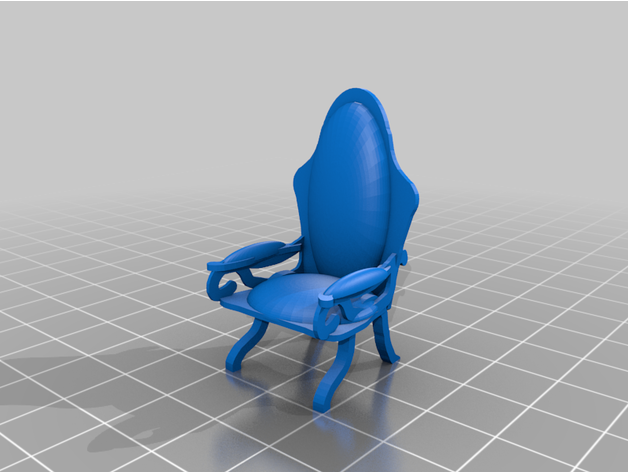 FICHIER pour imprimante 3D : salon - bibliothèque - salle a manger  - Page 4 Featured_preview_SC_relaxedchair