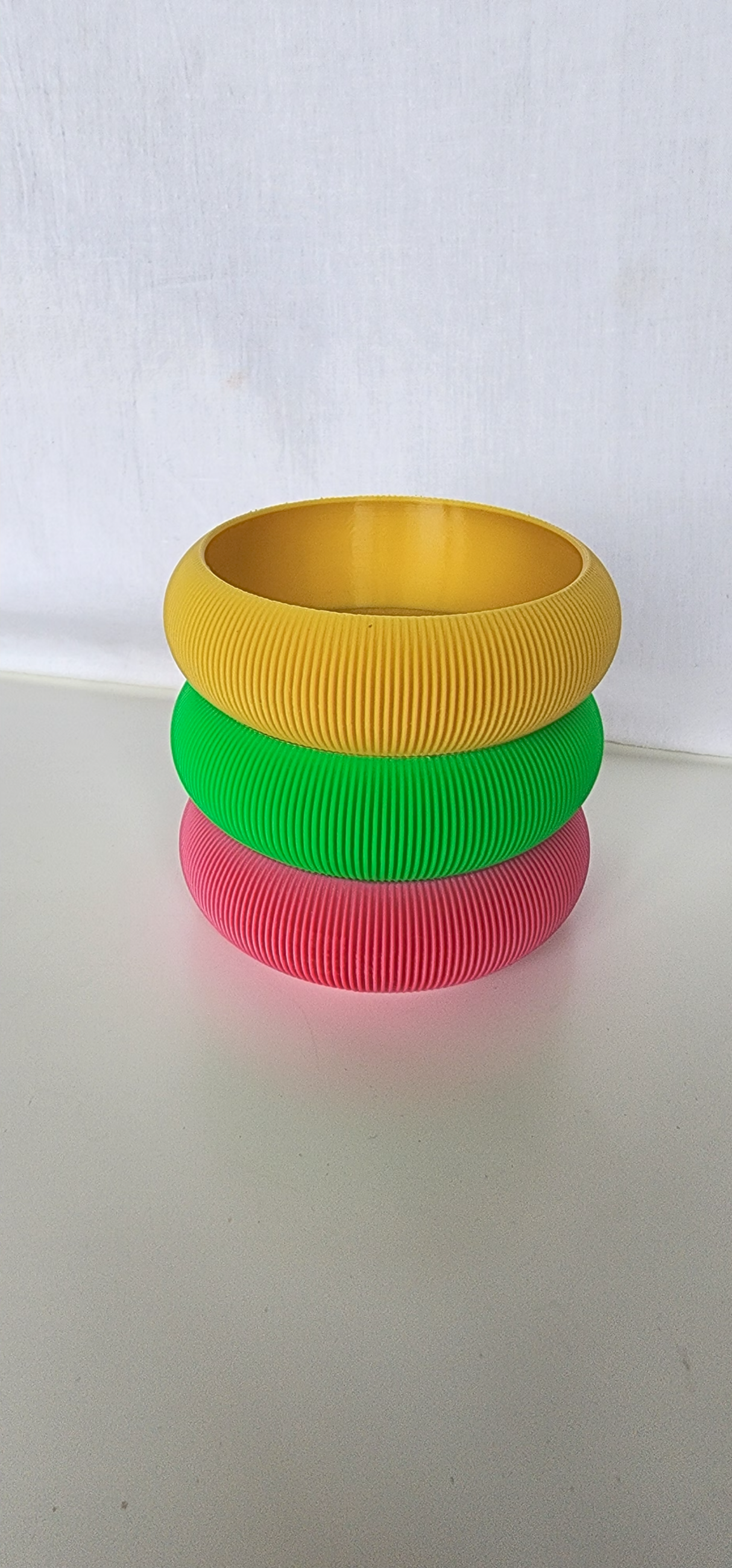 Ultimate Stackable Ribbed Organizer Bowl (Round Edition - V1) | Interlocking & No-Slip