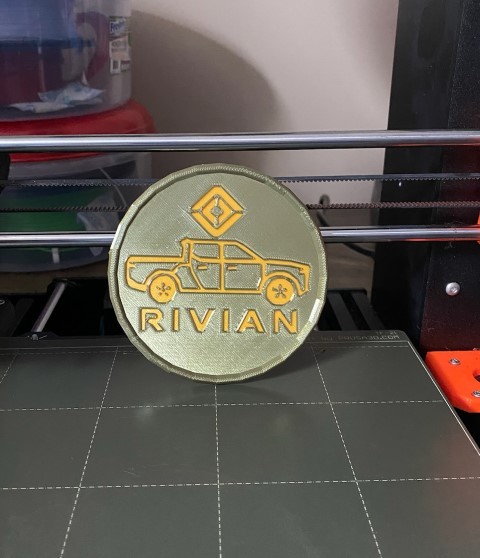 Rivian R1T drink coaster