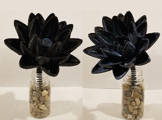 MTG Black Lotus Flower Display Piece - Magic The Gathering Desk Toy
