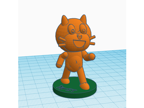 Scratch Cat 3D character (for Scratch BCN Tactile Blocks)