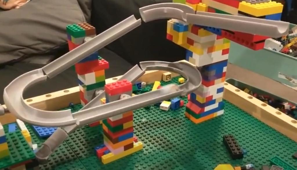 Marble run Lego-compatible