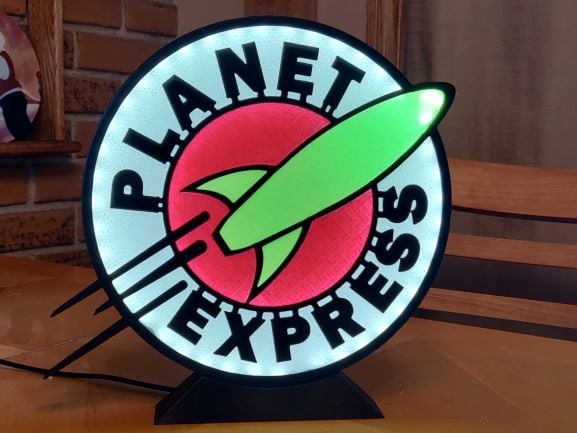 Planet Express Lighted Logo Futurama