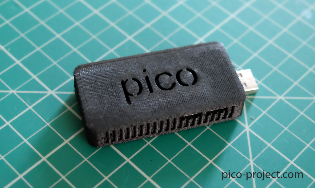 Pico - Pi Zero Case (screw model) - supports USB adapter