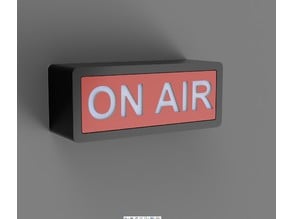 Lighted Text Box - ON AIR - Changeable Face Plates
