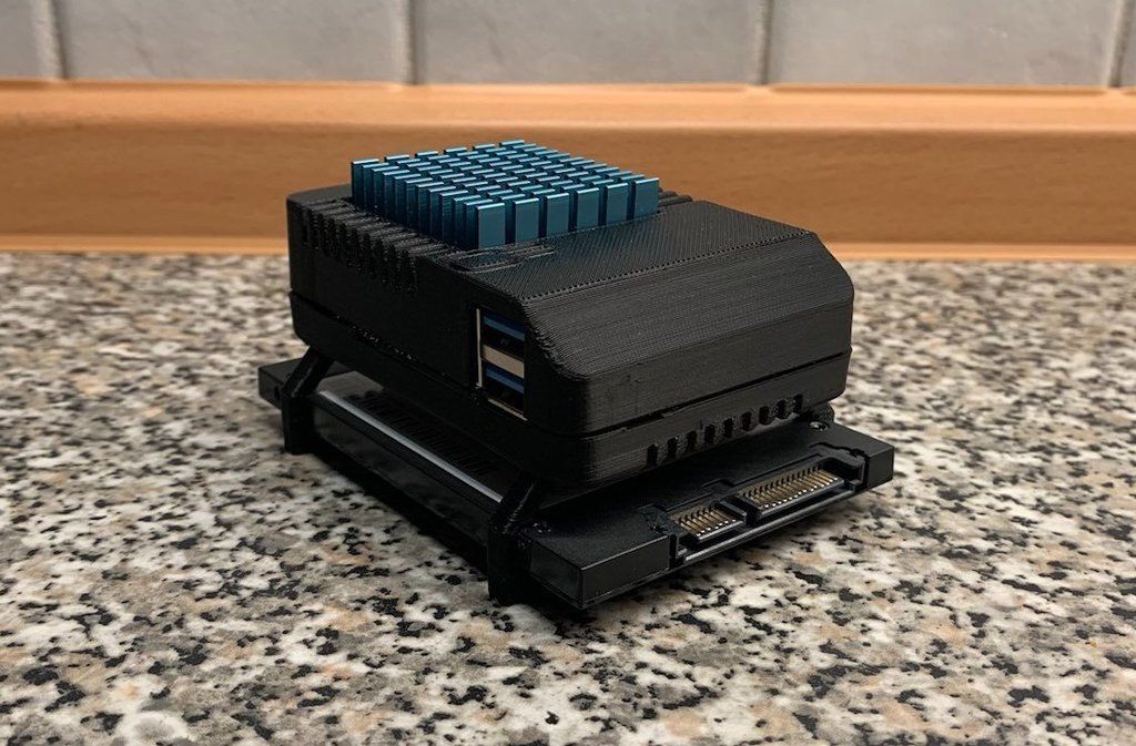 Odroid Case with SSD slide-in stand