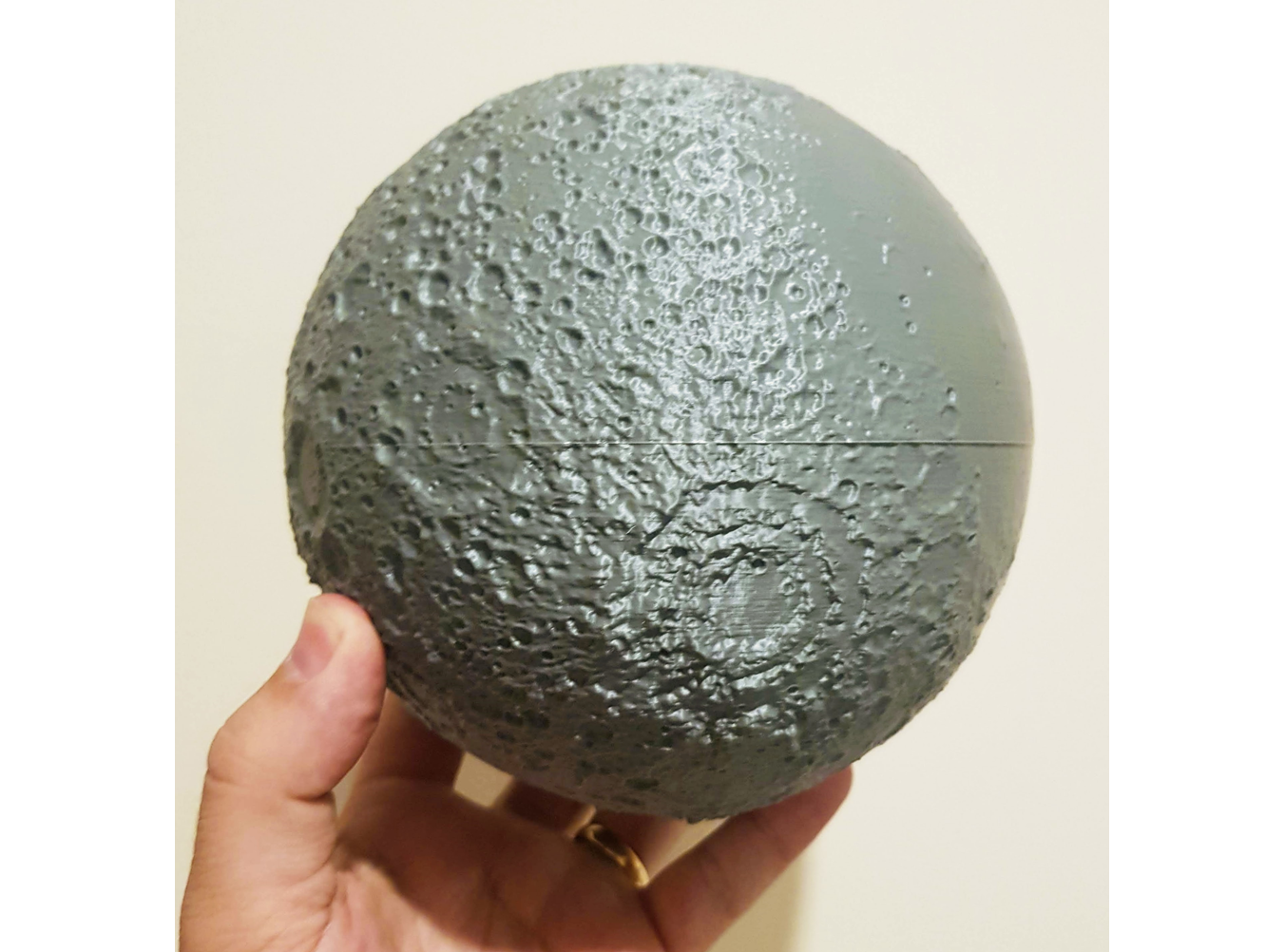 Moon topography