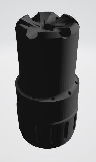 KP-9 airsoft suppressor (14ccw version)